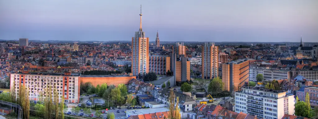 View of the Leuven town hall